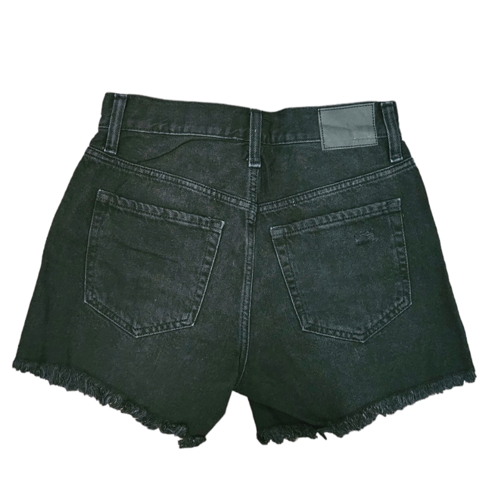 Aeropostale 90's High Rise Black Denim Shorts - Picture 5 of 7